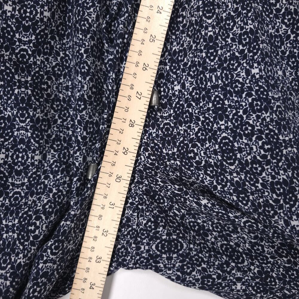 SPLENDID Women's Jumpsuit Floral Navy MEDIUM Pockets SR807-1412 USA MADE - Picture 7 of 14